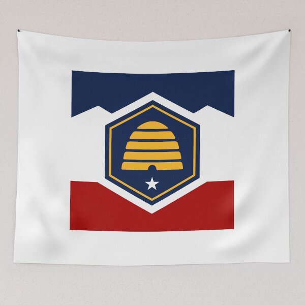 Item preview, Utah State Flag Minimal Design designed and sold by NTGUILTY.