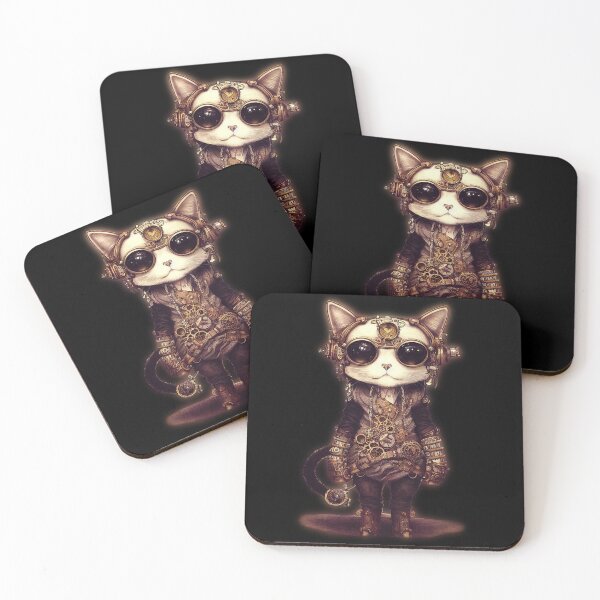Item preview, Steampunk Cat designed and sold by TheSamuraiCat.