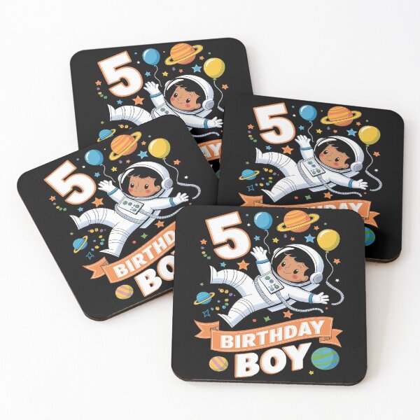 Item preview, Kids 5 Year Old Boy Astronaut 5th Birthday Boy  designed and sold by CombatTask.