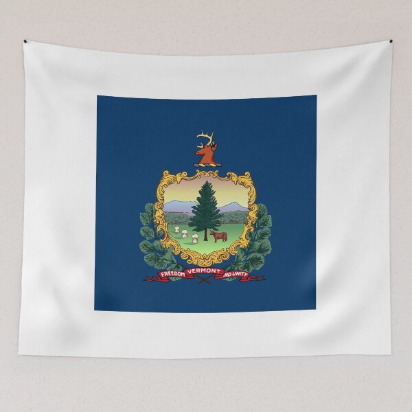Item preview, Vermont State Flag Minimal Design designed and sold by NTGUILTY.