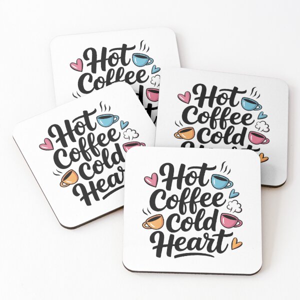 Item preview, Hot coffee cold heart - barista credo designed and sold by CleanDecor.