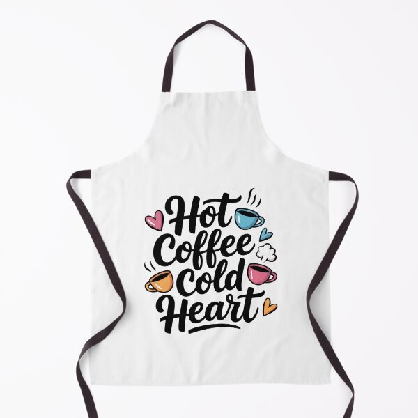 Item preview, Hot coffee cold heart - barista credo designed and sold by CleanDecor.