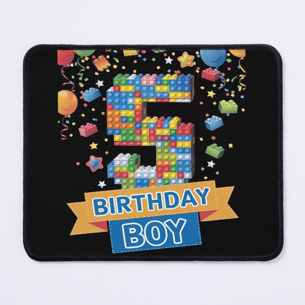 Item preview, Kids 5 Year Old Building Blocks 5th Birthday Boy designed and sold by AquaKiev.