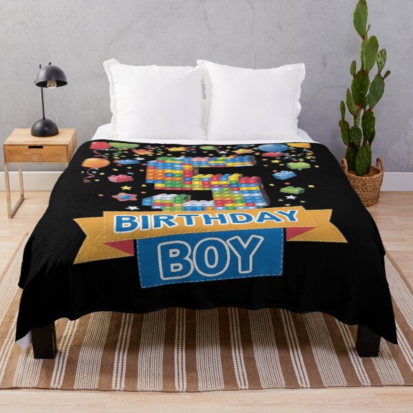 Item preview, Kids 5 Year Old Building Blocks 5th Birthday Boy designed and sold by AquaKiev.