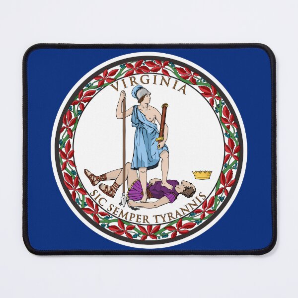 Item preview, Virginia State Flag Minimal Design designed and sold by NTGUILTY.