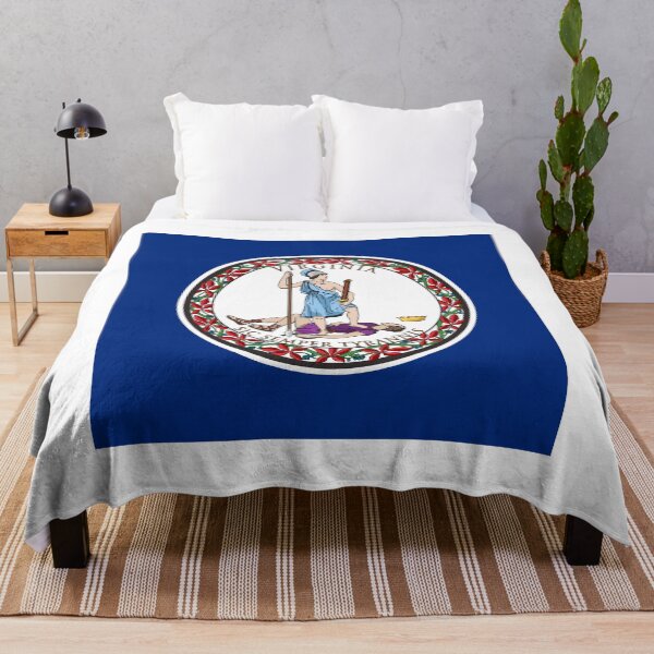 Item preview, Virginia State Flag Minimal Design designed and sold by NTGUILTY.