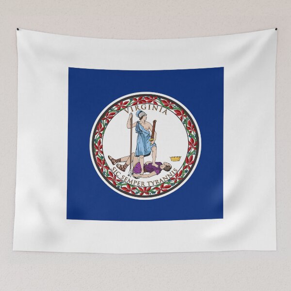 Item preview, Virginia State Flag Minimal Design designed and sold by NTGUILTY.