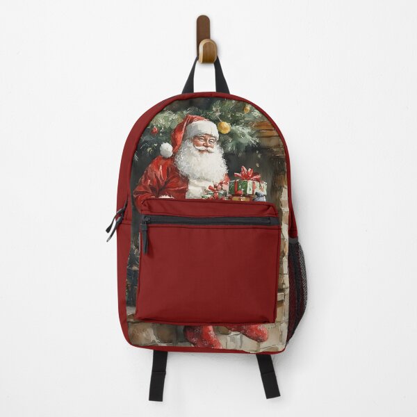 Item preview, Watercolor Illustration of Santa Claus with Christmas Gifts designed and sold by SyberGen.