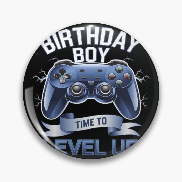 Item preview, Birthday Boy Time to Level Up Video Game Birthday Gamer Boys3  designed and sold by PowAcademy.
