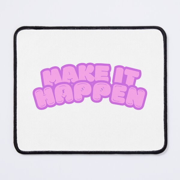 Item preview, Make It Happen – Minimalistic Motivational Quote designed and sold by CosmicCutouts.
