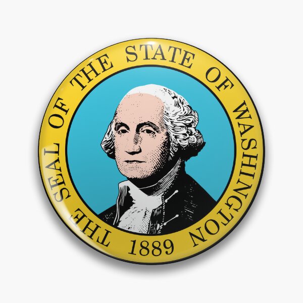 Item preview, Washington State Flag Minimal Design designed and sold by NTGUILTY.
