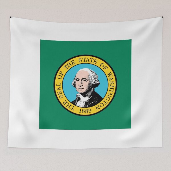 Item preview, Washington State Flag Minimal Design designed and sold by NTGUILTY.
