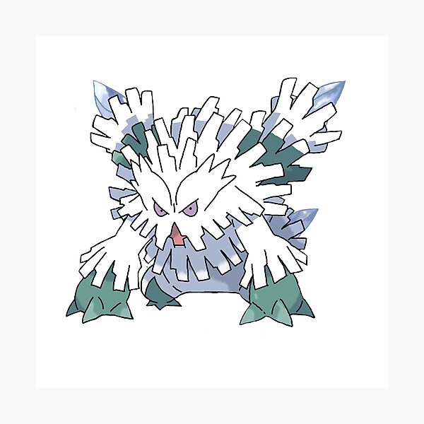 Aperçu de l'œuvre Méga-Plante et type Glace créée et vendue par DecalRush.