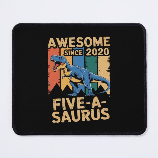 Item preview, Kids 5 Year Old Dinosaur 5th Birthday T Rex Dino Five Saurus  designed and sold by CombatTask.