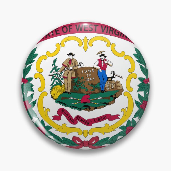Item preview, West Virginia State Flag Minimal Design designed and sold by NTGUILTY.