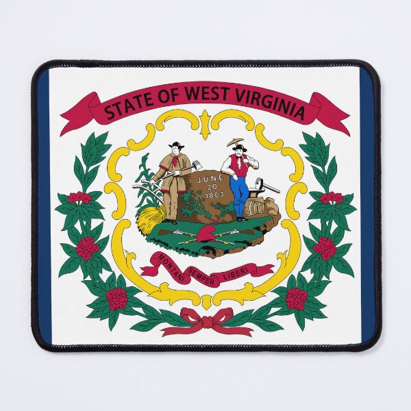 Item preview, West Virginia State Flag Minimal Design designed and sold by NTGUILTY.