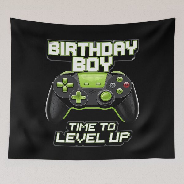 Item preview, Birthday Boy Time to Level Up Video Game Birthday Boys  designed and sold by PowAcademy.