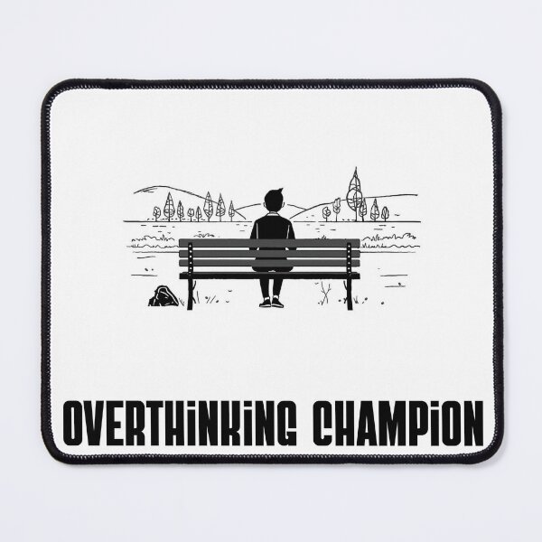 Item preview, Overthinking Champion – Minimal Line Art Solitude T-Shirt designed and sold by SoSpecialStore.