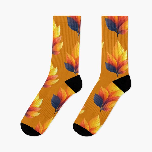Item preview, Vibrant Autumn Gradient Leaf Illustration designed and sold by SyberGen.
