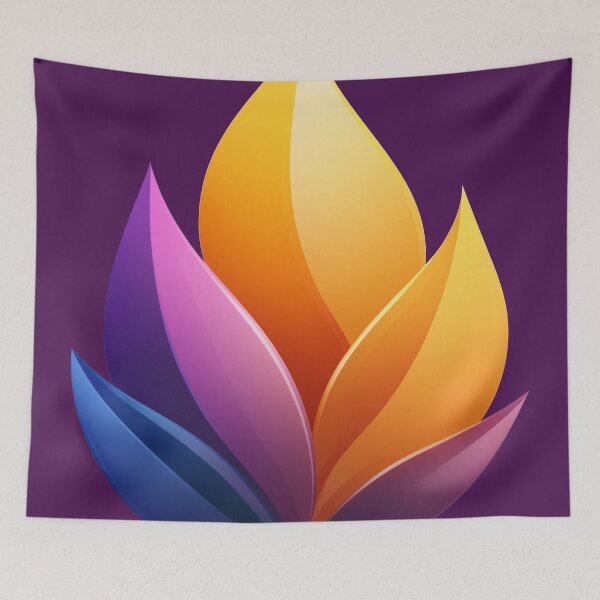 Item preview, Vibrant Abstract Lotus Flame designed and sold by SyberGen.