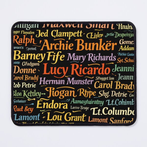 Item preview, Television Comedy Characters designed and sold by Montage-Madness.