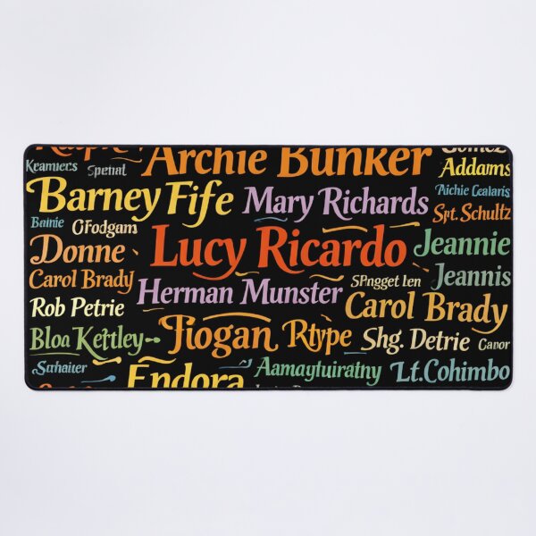 Item preview, Television Comedy Characters designed and sold by Montage-Madness.