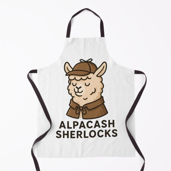 Item preview, Alpacash Sherlocks Funny Alpaca Detective Design. designed and sold by The-T-In-Retro.
