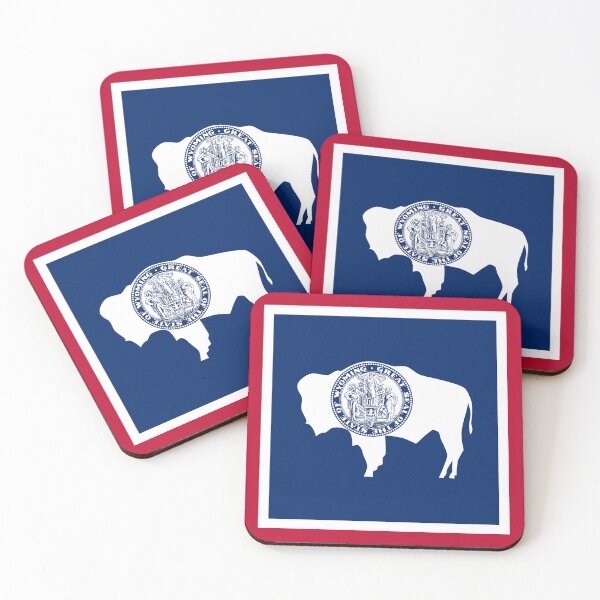 Item preview, Wyoming State Flag Minimal Design designed and sold by NTGUILTY.