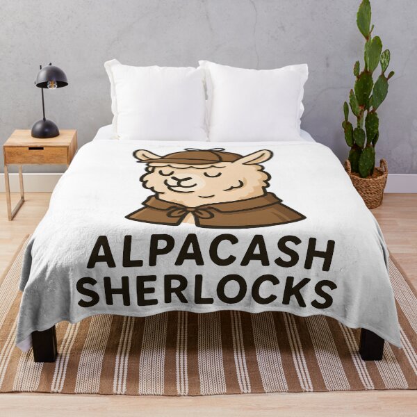 Item preview, Alpacash Sherlocks Funny Alpaca Detective Design. designed and sold by The-T-In-Retro.