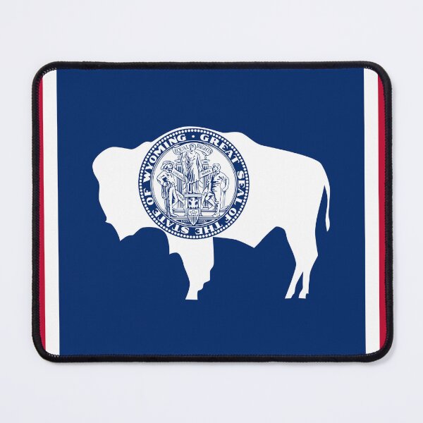 Item preview, Wyoming State Flag Minimal Design designed and sold by NTGUILTY.