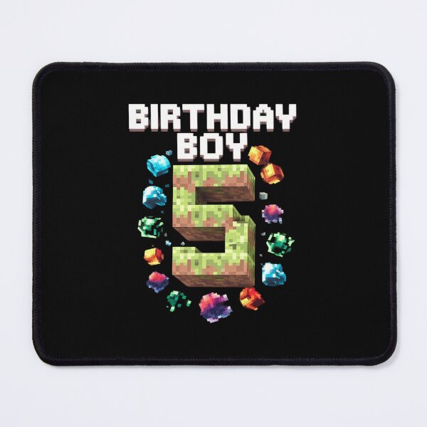 Item preview, Kids 5th Birthday Boy 5 Video Gamer Pixel Number Five Bday Party designed and sold by CombatTask.