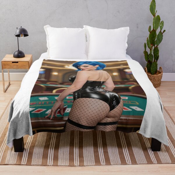 Item preview, Cipher Bluehair in latex at poker table designed and sold by CathryneDelamort.