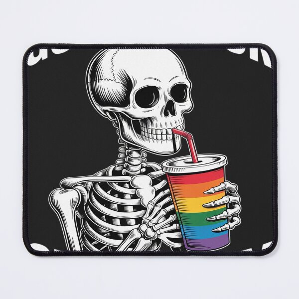Item preview, Go Ask Your Other Mom Gay Skeleton Rainbow LGBTQ Pride Month designed and sold by Dolostope.