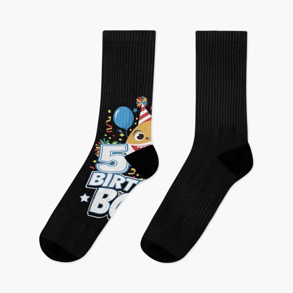 Item preview, Kids 5th Birthday Boy Shark Ocean Theme Party 5 Years Old For Boy designed and sold by AquaKiev.