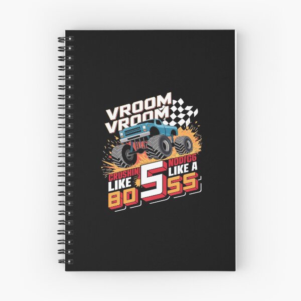 Item preview, Kids 5th Birthday Boy VROOM CRUSHING 5 LIKE A BOSS Fifth Party  designed and sold by CombatTask.