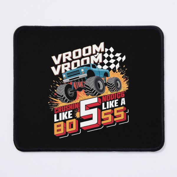 Item preview, Kids 5th Birthday Boy VROOM CRUSHING 5 LIKE A BOSS Fifth Party  designed and sold by CombatTask.