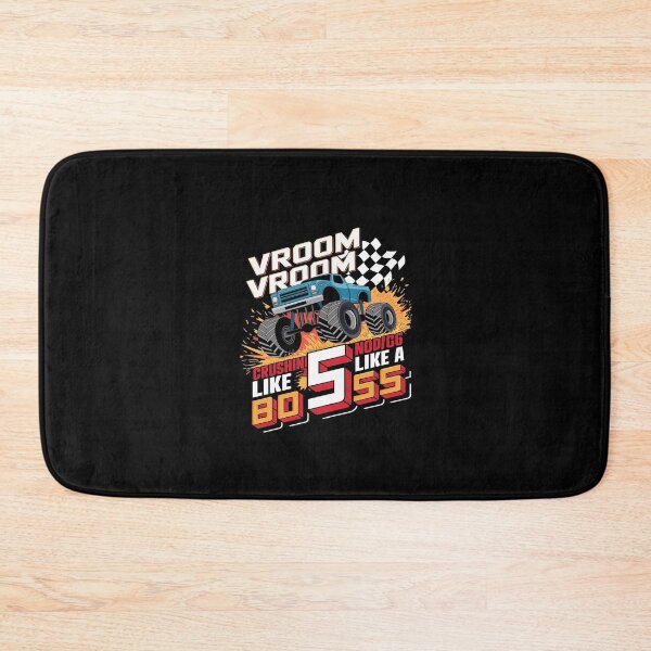 Item preview, Kids 5th Birthday Boy VROOM CRUSHING 5 LIKE A BOSS Fifth Party  designed and sold by CombatTask.