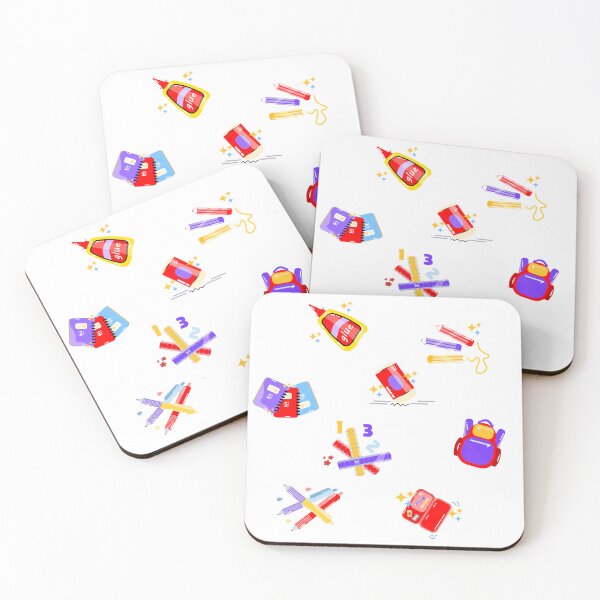 Item preview, Colorful School Supplies Sticker Pack – Cute Flat Vector Education Icons designed and sold by steekeets.
