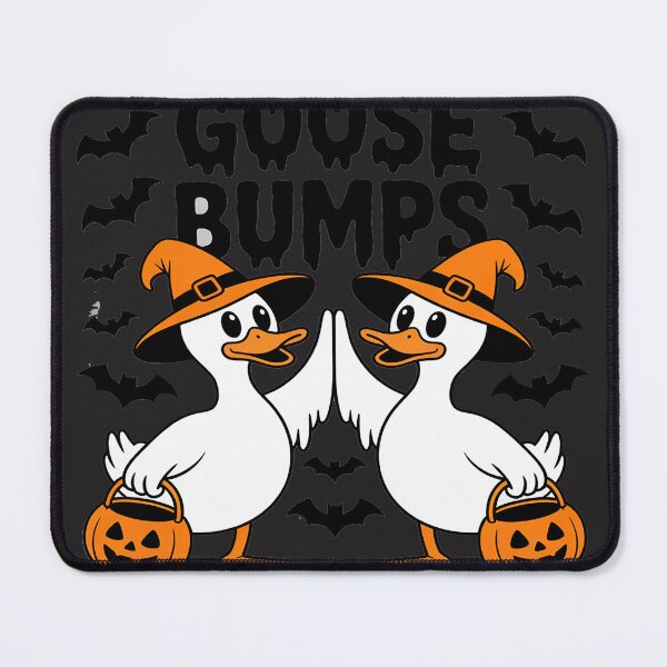 Item preview, Goose Bumps Halloween Goose Ghost Pumpkin Goose Fist Bump designed and sold by Dolostope.