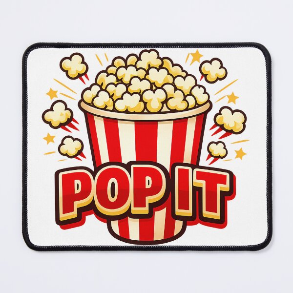 Item preview, POP IT Popcorn – Vector T-Shirt Design designed and sold by Viktoriia13.