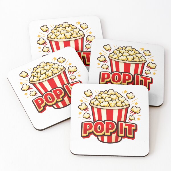Item preview, POP IT Popcorn – Vector T-Shirt Design designed and sold by Viktoriia13.