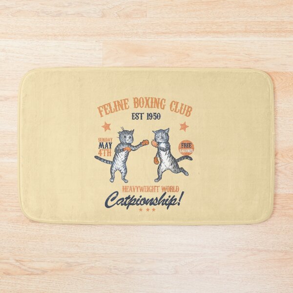 Item preview, Vintage Boxing Cats designed and sold by TheSamuraiCat.