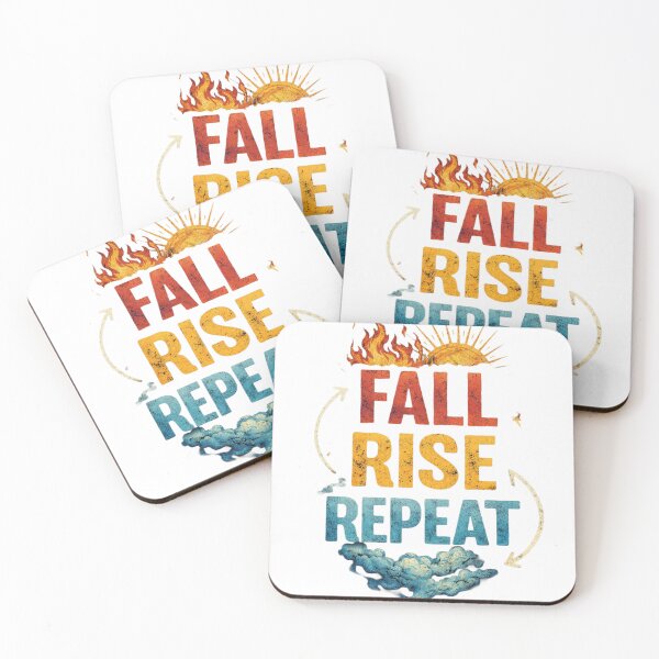 Item preview, Fall Rise Repeat – Resilience & Growth Mindset Motivation Design designed and sold by SV-Creation.