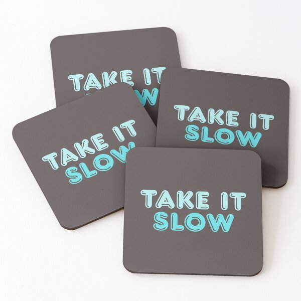 Item preview, Take It Slow – Gentle Reminder Quote with Calm Aesthetic designed and sold by CosmicCutouts.