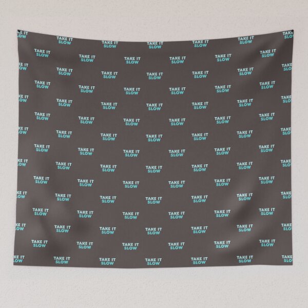 Item preview, Take It Slow – Gentle Reminder Quote with Calm Aesthetic designed and sold by CosmicCutouts.