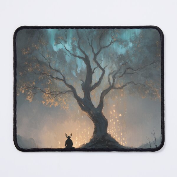 Item preview, Odin Receiving the Runes designed and sold by NordicDreams.