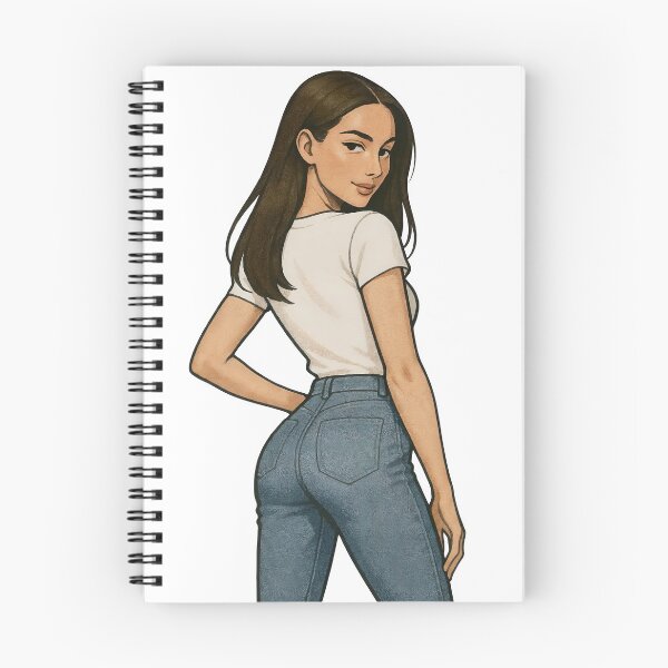 Item preview, Stylized full body illustration of woman in three quarter pose designed and sold by Creative88Art.