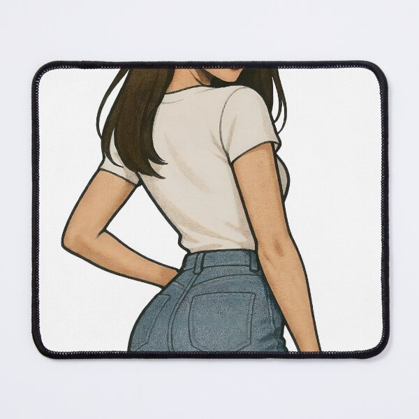 Item preview, Stylized full body illustration of woman in three quarter pose designed and sold by Creative88Art.