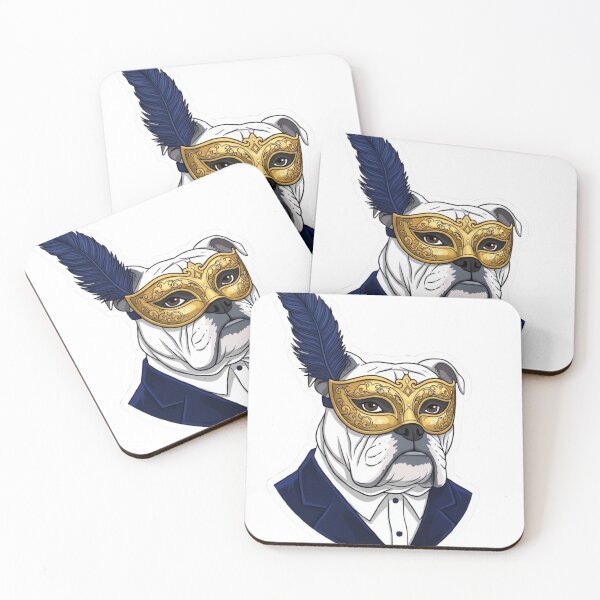 Item preview, Royal Venetian Masquerade Bulldog - Golden Carnival designed and sold by ARTReMi.