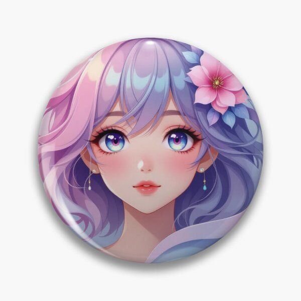 Item preview, Anime Elegance – Soft Eyes & Pastel Dreams in poetic Flow designed and sold by FotoworldEdel.